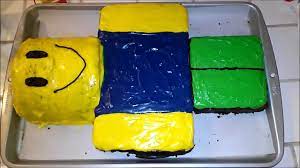 And its quick and easy to make, if you follow the instructions from baker and author liv hansen for betty crocker kitchens. How To Make A Roblox Noob Birthday Cake Youtube