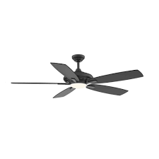 minka aire laskintown 52 in led indoor coal ceiling fan with remote