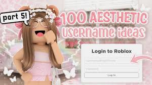 100 aesthetic untaken roblox usernames