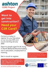 Csr connect has been built for the modern tradie. Want To Get Into Construction Need Your Csr Card Ashton Community Trust