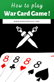 The player with the higher cards takes both piles (six cards). How To Play War Card Game Rules Strategies Bar Games 101