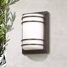 Opal Glass Outdoor Wall Light