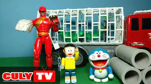 đồ chơi Doremon hài - nobita bắn súng gây mê cùng siêu nhân gao đỏ bắt Hulk  bỏ tù - Doraemon Toy - YouTube
