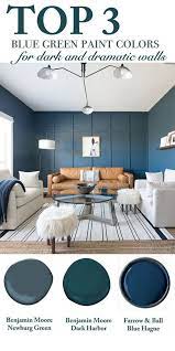 Top 3 Blue Green Paint Colors For Dark