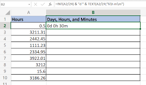 how to convert decimal to days hours