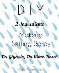 diy makeup setting spray no witch