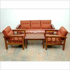 natural wooden sofa set 3 1 1