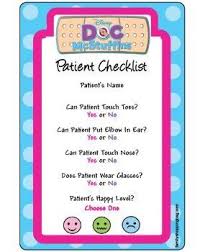 Patient Check List In 2019 Doc Mcstuffins Birthday Party