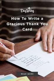 Maybe you would like to learn more about one of these? How To Write A Gracious Thank You Card Thank You Card Sayings Writing Thank You Cards Thank You Messages