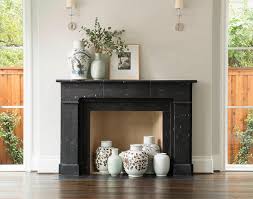 Black Fireplace Mantel Design Design Ideas
