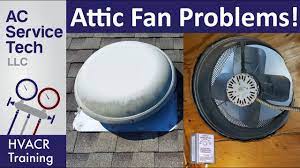 attic fan issues troubleshooting