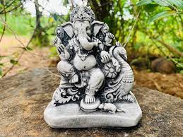 Large Ganesha Stone Statue Lord Hindu