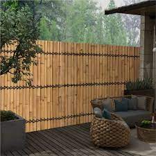 Garden Fence Panel Bamboo 170x150 Cm