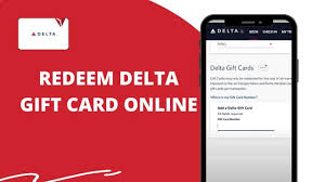 how to redeem delta gift card