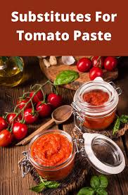 subsute for tomato paste healthier