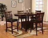 5-Piece Chocolate Counter-Height Dining Package Dalton