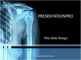 Skeleton X Ray Powerpoint Template Background In Medical