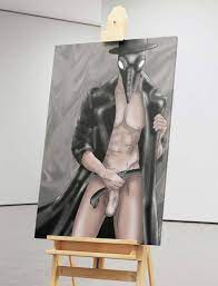 Nude Plague Doctor Wall Art in Digital Print. Great Homoerotic - Etsy Israel