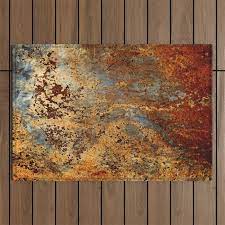 beautiful rust outdoor rug by robin
