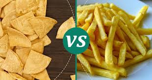 fries vs nachos nutrition comparison