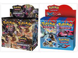 Pokemon TCG Sun & Moon Forbidden Light Booster Box and XY Base Set Booster  Box Pokemon Trading Cards Game Bundle, 1 of Each. Great Variety Gift Set  For Boys or Girls -