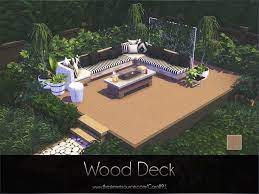 The Sims Resource Wood Deck