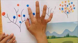 Bé tập vẽ màu nước những con vật bằng ngón tay(tập4)_ Baby watercolor  drawing animals with fingers - YouTube
