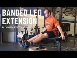 resistance band leg extensions and leg