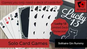 solo card games solitaire gin rummy