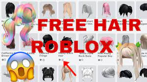 how to get free hair on roblox super