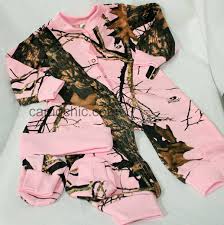 pink camouflage mossy oak baby clothes