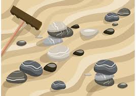 Zen Garden Sand Vector 87044 Vector Art