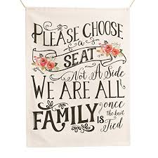 Lings Moment Spring Wedding Seating Sign Pick A Seat Not A