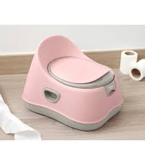 Pink Grey Baby Potty With Lid