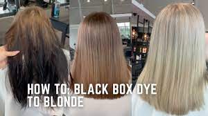 how to remove black box dye part 2