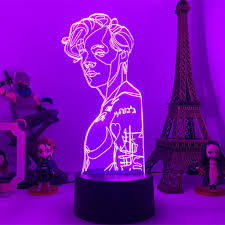 acrylic figurine led touch sensor light