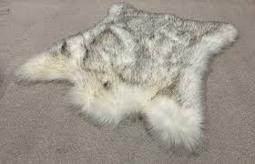 tissavel tundra arctic fox faux fur