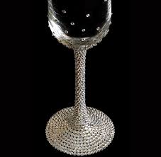 crystallize a champagne flute wine glass