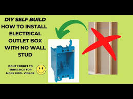 how to install electrical outlet box