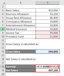 Salary slip format for pvt ltd company. Salary Formula Calculate Salary Calculator Excel Template