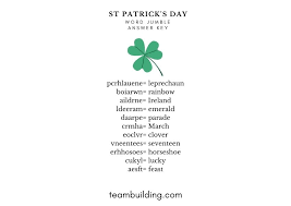 People dress up in green clothing, eat traditional foods and enjoy a few drink. 22 Virtual St Patrick S Day Ideas Games Activities For 2021
