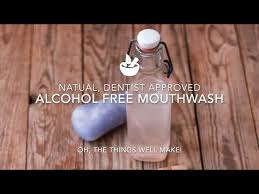 natural alcohol free mouthwash recipe