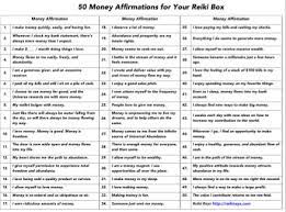 How can affirmations for money turn you into a cash manifesting wizard? Attract Money With Reiki 50 Money Affirmations For Your Reiki Box Reiki Rays
