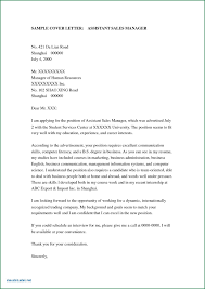 Internship Cover Letter Example No Experience New Administrative