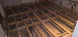suspended timber floor tile prep