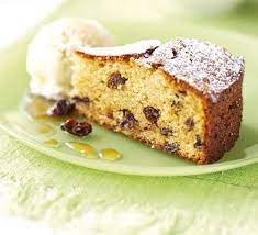 Almond Flour Raisin Cake gambar png