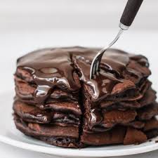 the most amazing chocolate pancakes