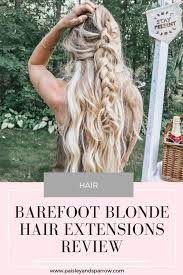 barefoot blonde hair extensions review