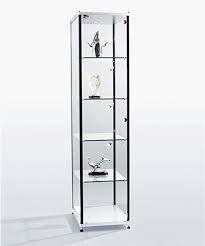 glass display cabinet with led light