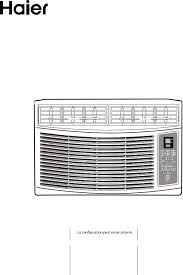Haier esaq406tz window air conditioner with 6000 btu, 200 cfm, 250 sq. Haier Hwr05xcr L Hwr08xcr Use And Care Book Manual